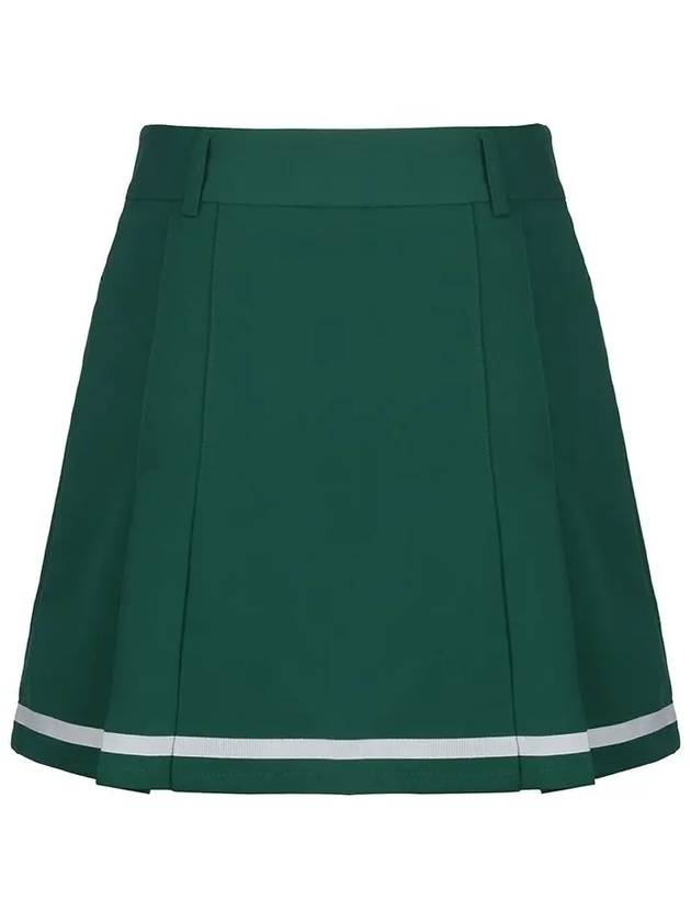 Color combination tape double pleated skirt MW4SS602 - P_LABEL - BALAAN 3