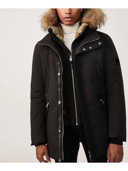 Edward Natural Fur Hooded Down Parka Black - MACKAGE - BALAAN 2