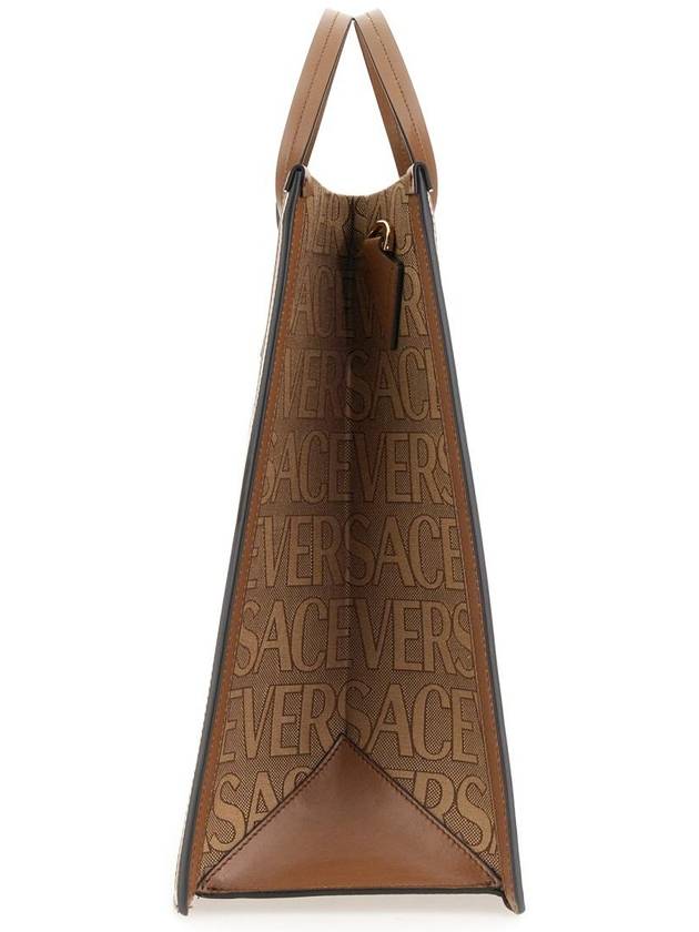 Tote Bag 10089131A07951 2N24V Brown - VERSACE - BALAAN 5