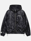 Beach shell jacket jumper black zipup windbreaker - STUSSY - BALAAN 1