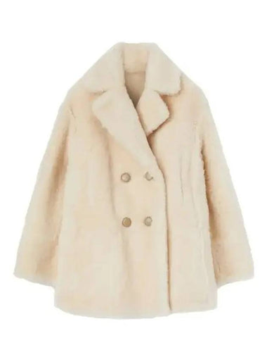 Slater Reversible Shearling Coat Beige - LORO PIANA - BALAAN 1