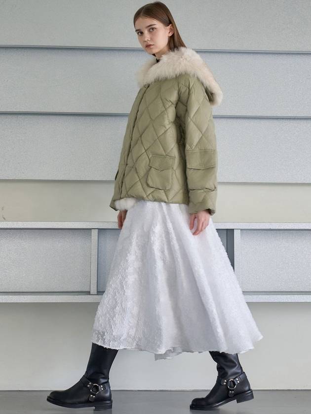 Sailor Fox Fur Down Khaki - MITTE - BALAAN 4