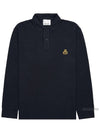 Anafikolo Embroidery Logo Long Sleeve Polo Shirt Black - ISABEL MARANT - BALAAN 10