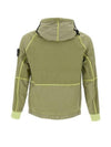 Watro Nylon Hooded Jacket Lime Green - STONE ISLAND - BALAAN 3