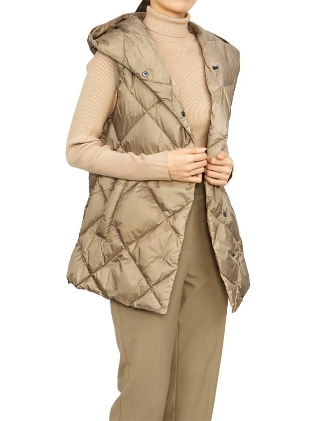 Frutto Padded Vest Beige - MAX MARA - BALAAN 7