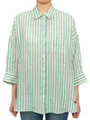 15111112650 ARDUINO 005 Women s Linen Shirt - MAX MARA - BALAAN 3