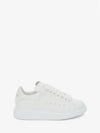 Oversized Leather Low Top Sneakers White - ALEXANDER MCQUEEN - BALAAN 2