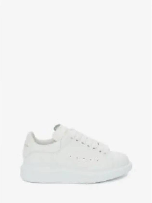 Oversized Leather Low Top Sneakers White - ALEXANDER MCQUEEN - BALAAN 2