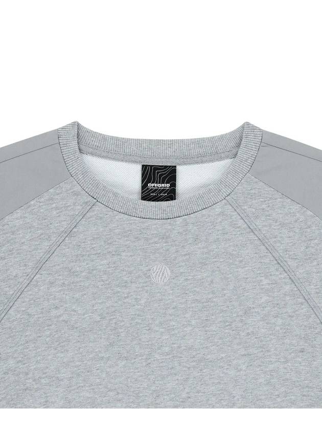 OG shield pocket sweatshirt melange gray - OFFGRID - BALAAN 3