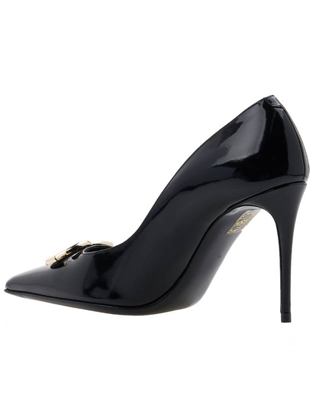 DG Logo Leather Pumps Black - DOLCE&GABBANA - BALAAN 4