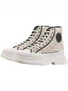 Shearling Tread Slick High Top Sneakers Natural - ALEXANDER MCQUEEN - BALAAN 2