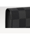 Damier Graphite Envelope Business Card Wallet Black - LOUIS VUITTON - BALAAN 4