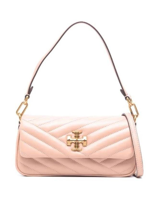 Kira Chevron Flap Small Shoulder Bag Sand - TORY BURCH - BALAAN 1