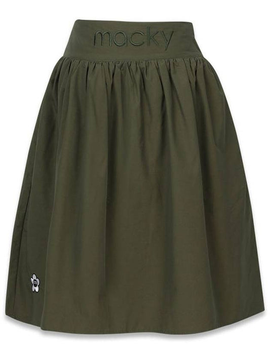 Balloon Skirt Shorts Uncut Balloon Skirt Khaki MCFW23SK 2KK - MACKY - BALAAN 2