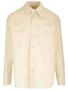 Western Poplin Long Sleeve Shirt Beige - LEMAIRE - BALAAN 2