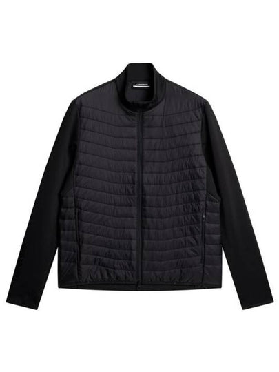 Men's Holden Quilt Hybrid Jacket Black - J.LINDEBERG - BALAAN 2