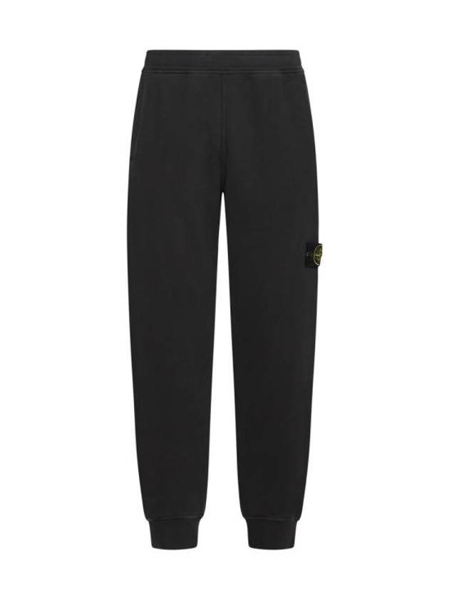 Signature Wappen Patch Cotton Baggy Pants Lead Grey - STONE ISLAND - BALAAN 2