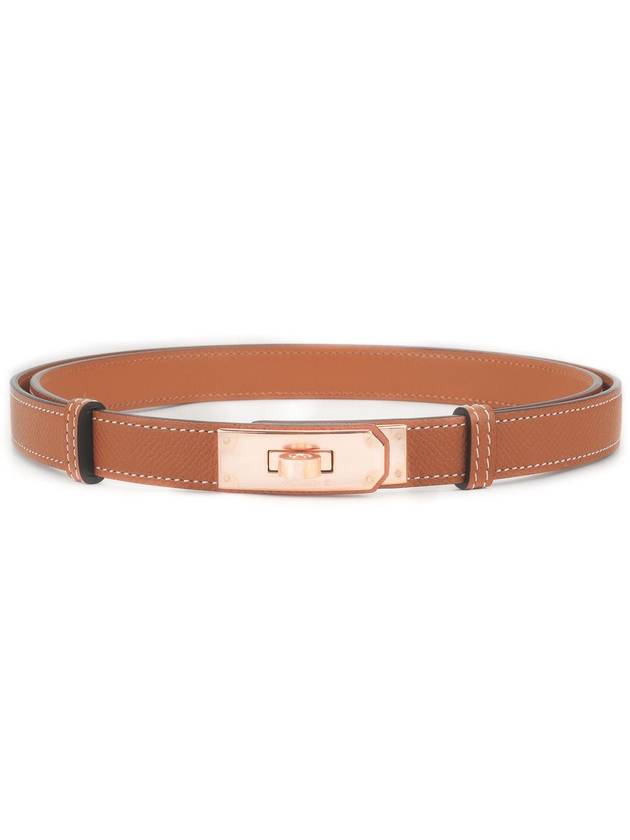 Women's Kelly 18 Gold Belt Gold - HERMES - BALAAN 2