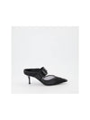 Punk Buckle Mesh Mule Heel Black - ALEXANDER MCQUEEN - BALAAN 2