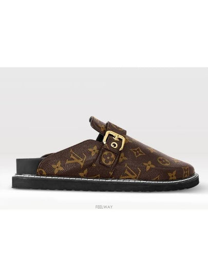 LV Cozy Flat Comfort Mule Brown - LOUIS VUITTON - BALAAN 2