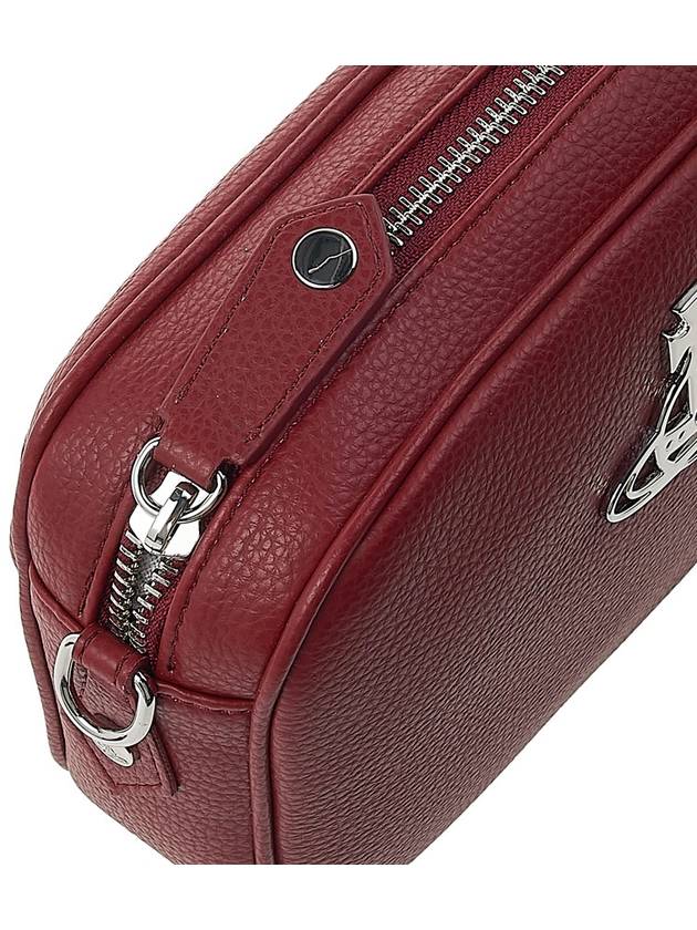 Anna Fake Leather Camera Cross Bag Red - VIVIENNE WESTWOOD - BALAAN 9