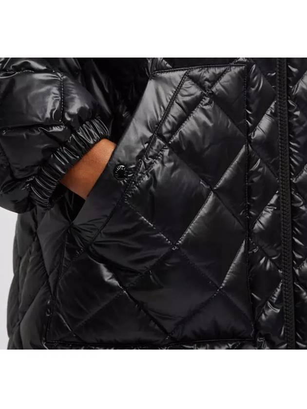 2F00011 595ZZ 999 CAMICIA Quilted Black Hooded Down Jacket - MONCLER - BALAAN 6