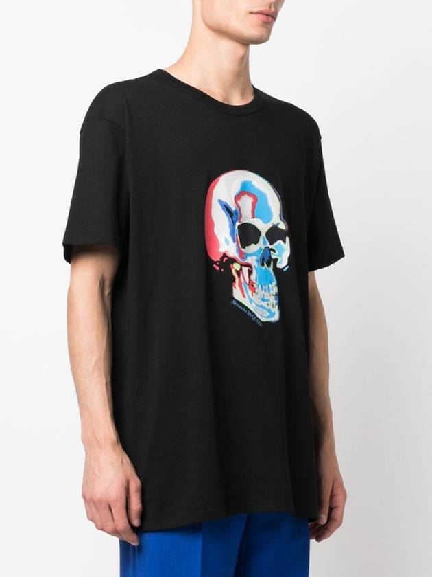 23 fw Black Multicolor Cotton T-Shirt 750661QVZ110901 B0480372128 - ALEXANDER MCQUEEN - BALAAN 4