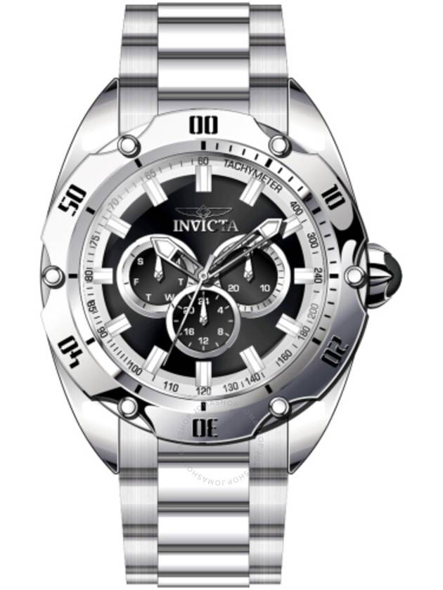 Invicta Venom GMT Date Quartz Black Dial Men's Watch 45729 - INVICTA - BALAAN 1