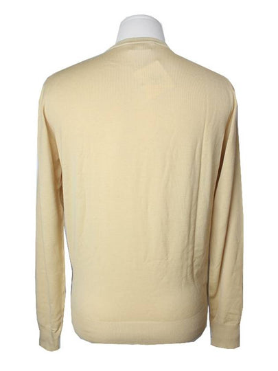 Pure wool vanilla men s knit top 90 - HERMES - BALAAN 2