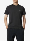 Logo Patch Short Sleeve T-Shirt Black - STONE ISLAND - BALAAN 2