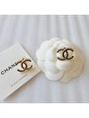 CC logo crystal earrings champagne gold ABB798 - CHANEL - BALAAN 8