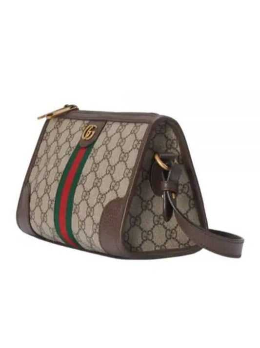 Ophidia GG Messenger Bag Beige Ebony - GUCCI - BALAAN 2