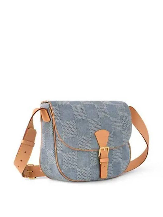 Montsouris MM Messenger Bag Blue - LOUIS VUITTON - BALAAN 2