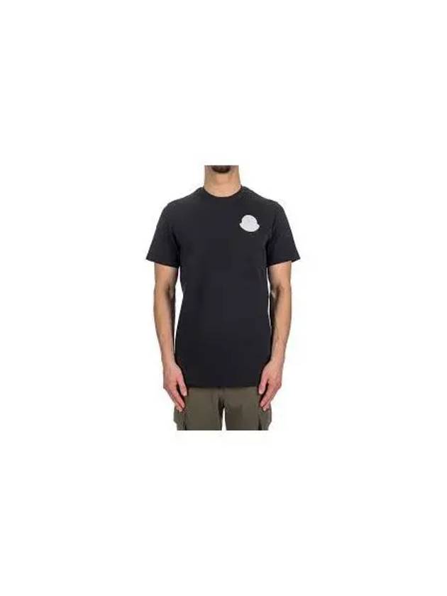 24 8C00045 83927 998 Logo Patch Short Sleeve T Shirt - MONCLER - BALAAN 1