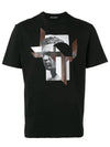 Short Sleeve T-Shirt BJT182B E546S 1802 Black - NEIL BARRETT - BALAAN 2