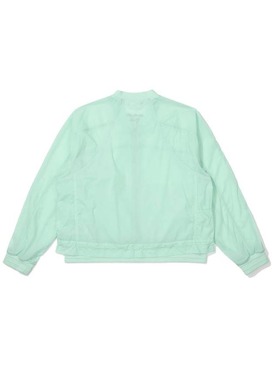 Blown sheer 15 denier lightweight jacket MINT WOMAN - MALBON GOLF - BALAAN 2