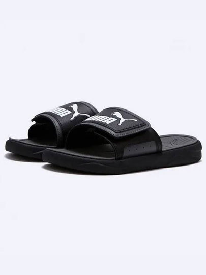 Royal Cat Comfort Velcro Slippers Black - PUMA - BALAAN 2