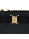 Vara Bow Half Wallet Black - SALVATORE FERRAGAMO - BALAAN 7