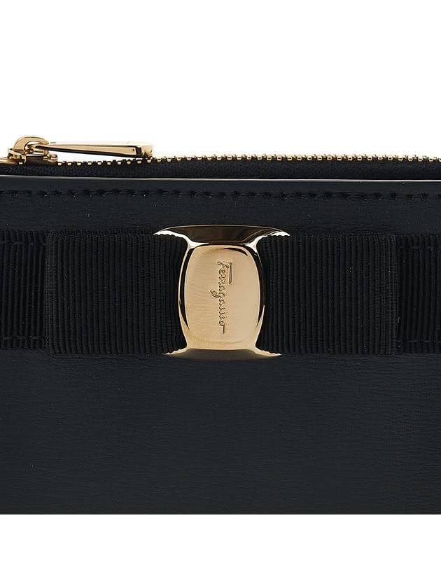 Vara Bow Half Wallet Black - SALVATORE FERRAGAMO - BALAAN 7