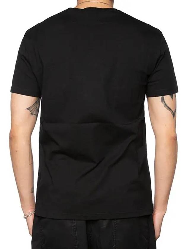 Skull Skull Printing Short Sleeve T-Shirt Black - ALEXANDER MCQUEEN - BALAAN 6