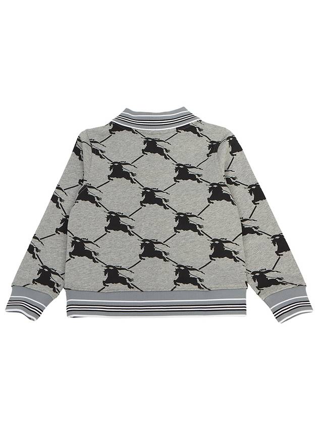 Kids Monogram Cotton Sweatshirt Grey - BURBERRY - BALAAN 3