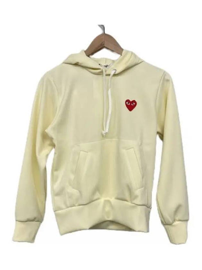 Red Heart Wappen Hoodie Top Ivory - COMME DES GARCONS - BALAAN 2