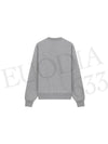 Small Heart Logo Sweatshirt Grey - AMI - BALAAN 3