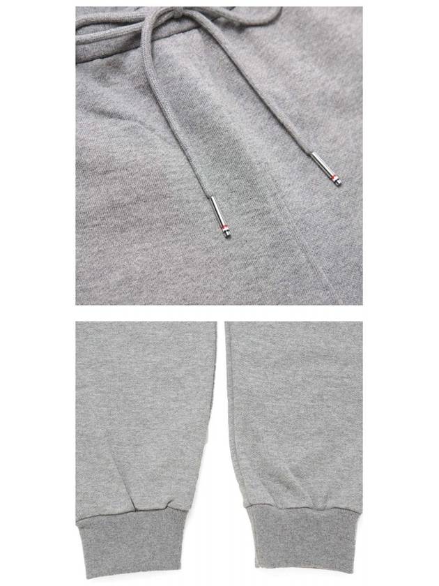 Men's Diagonal Loop Back Track Pants Medium Grey - THOM BROWNE - BALAAN 6