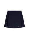 Women's SIERRA Pleated Skirt Navy - J.LINDEBERG - BALAAN 2