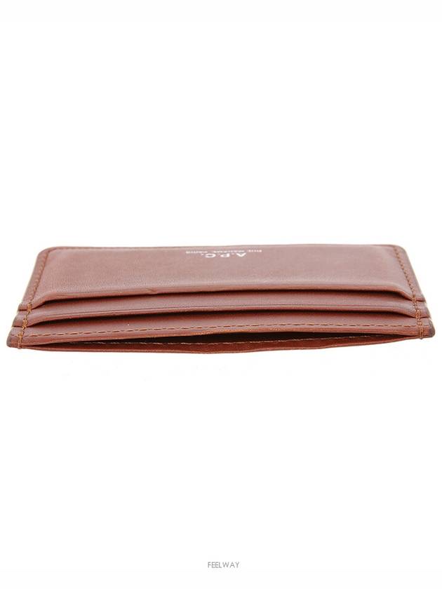 Andre logo card wallet PXAWV H63028 - A.P.C. - BALAAN 5