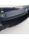 navy shoulder bag - CHANEL - BALAAN 6