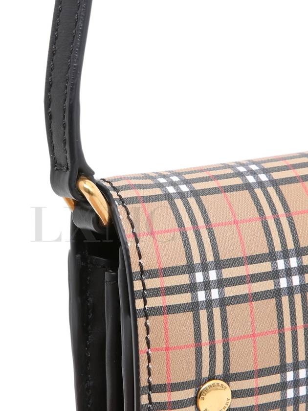 Mini Cross Henry Check Wallet On Chain Clutch Bag - BURBERRY - BALAAN 4