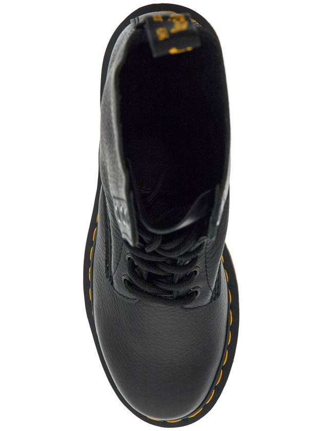 1460 Pascal Virginia Leather Lace Up Worker Boots Black - DR. MARTENS - BALAAN 3