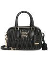 Matelasse Nappa Leather Tote Bag Black - MIU MIU - BALAAN 2